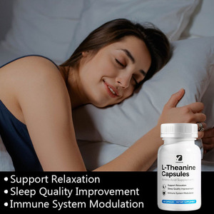 L-Theanine <span class=keywords><strong>Capsules</strong></span> Ondersteunen Ontspanning Slaapkwaliteit Verbetering Immuunsysteem Modulatie Aminozuur Supplement - Product Image 2