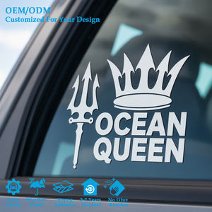 Calcomanías de vinilo troqueladas para exteriores resistentes a los rayos UV, calcomanías de transferencia de carrocería con letras y logotipo personalizado - Product Image 1