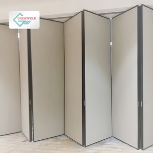 Acoustic Movable <strong>Partition</strong> Walls Operable Folding Bi-fold Doors Flexible Demountable <strong>Partition</strong> Price - Product Image 3