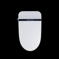 Toilette intelligente une pièce capteur de chauffage électrique chasse d'eau toilette séchage à l'air siège chauffant monté au sol en céramique