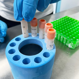 صندوق تبريد متدرج اللون رائج البيع، معدات مختبرية بيولوجية، حاوية تجميد الخلايا سعة 5 مل لـ 12 قارورة تجميد سعة 5 مل - Product Image 2