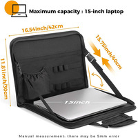 Organisateur de voiture pliable sac d'ordinateur portable voiture bureau bureau volant plateau à manger pliable Totebags Portable ordinateur bureau