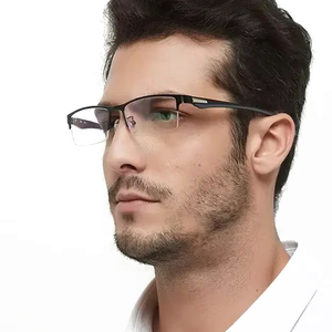 <span class=keywords><strong>Gafas</strong></span> Fotocromáticas Multifocales Clásicas <span class=keywords><strong>de</strong></span> Media Montura para Hombre y Mujer, Anti Luz Azul, para Presbicia, con Marco Metálico - Product Image 3