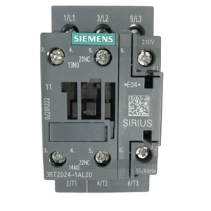 Siemens 3RT2024-1AL20 Electrical contactor 3 makers 690 V AC In Stock Contactor 3RT2024-1AL20 Power contactor 50/60 Hz