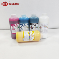 Tinta Cetak Digital Film PET Transfer Printing CMYKW DTF untuk Pencetakan Kain Kaos