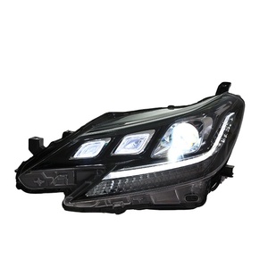 Conjunto de Faros Delanteros Modificados con Luz Diurna LED, Luz de Giro Fluida, Lente Doble, 12V 45W, Faros LED de 12V para Modelos 13-17 - Product Image 2