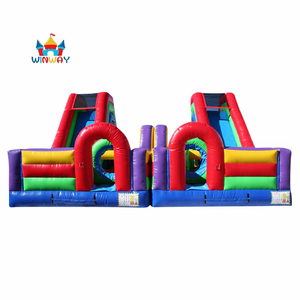 Equipo de carrera de obstáculos inflable para niños, 1 pieza, bolsa de lona de PVC fuerte, Kits de reparación a la venta, Unisex personalizado - Product Image 1