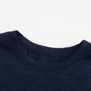 T-shirt da <span class=keywords><strong>uomo</strong></span> a maniche corte con scollo a O, in <span class=keywords><strong>maglia</strong></span> di <span class=keywords><strong>lana</strong></span> merino 180gsm, anti-UV, stampa serigrafica, asciugatura rapida, tinta unita. - Product Image 3