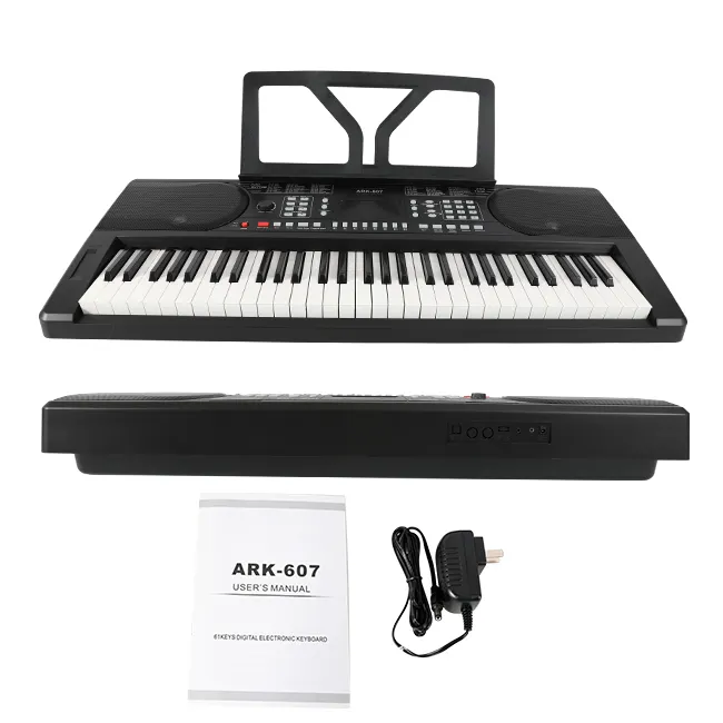 Aierke Brand Professional 61 Keys ARK607 Electronic Organ Digital Piano Keyboard Musical Instruments