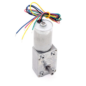 Motorreductor BLDC de 24V con control de velocidad PWM y freno de 2RPM a 160RPM Engranaje helicoidal para servomotor - Product Image 3