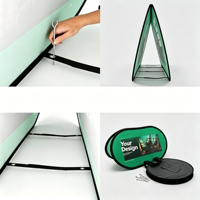 Support publicitaire pliable personnalisé pour trottoir, présentoir sandwich imprimé, promotion de vente au détail, marketing extérieur portable
