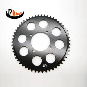 Motorcycle Chain <strong>Sprocket</strong> Custom 35# Chain ID: 54mm PCD65mm 4*M6 Holes Rear <strong>Sprockets</strong> - Product Image 6