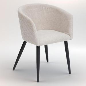 Sillón MARLO en tela, 55x57 cm, altura 76 cm, color beige - Product Image 1