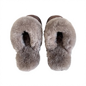Pantofole <span class=keywords><strong>da</strong></span> <span class=keywords><strong>Donna</strong></span> Personalizzabili in Pelle di Pecora con Tomaia e Fodera Interamente in Pelle di Pecora, Ultra Morbide e Calde, con Tallone Chiuso, per Interni - Product Image 6