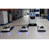 Robot AGV Gudang Pintar 1.0 Ton Transportasi Otomatis AGV Pallet Truck