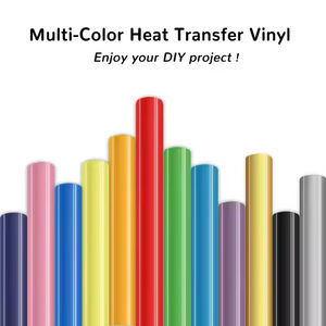 Vinilo Termoadhesivo HTV para Transferencia de Calor, Rollo de Vinilo Adhesivo para Camisetas, Diseño de Camisetas, Artículos de Moda de Vinilo Personalizados - Product Image 2