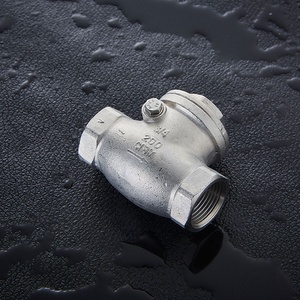 Industrial Horizontal Internal Female Thread 304 Stainless Steel Swing One Way <strong>Check</strong> <strong>Valve</strong> - Product Image 6