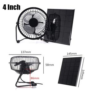 Fsenergy 5W monocrystalline USB แผงเซลล์แสงอาทิตย์4นิ้วพัดลมระบายความร้อนไอเสียแผงเซลล์แสงอาทิตย์ขนาดเล็กที่มีประเภทผลิตภัณฑ์พัดลมพลังงานแสงอาทิตย์ - Product Image 2