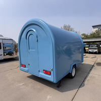 Remorque alimentaire en aluminium sur mesure, chariot mobile pour nachos, camion de restauration pour kebab doner avec éclairage, certifié CE, pour confiseries