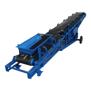 Nouveau Convoyeur à bande mobile portable Dahan B600 380V, bande PVC, vitesse réglable, hauteur 600mm, pour la construction et la logistique, facile à utiliser - Product Image 4