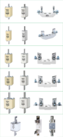 Fusible rápido tipo AR HRC enlace AC500V 120KA fusible de hoja Fusible de cerámica NT00C/NT000 certificado CE 160A rotura alta/baja