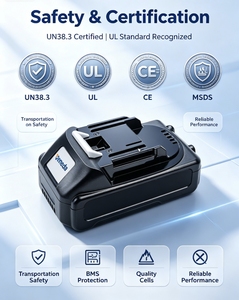 Batterie d'outillage électrique au lithium-ion 18V 4Ah 72W haute capacité pour perceuse sans fil 21V pleine tension 500 cycles avec cathode LiNiMnCoO2 - Product Image 6