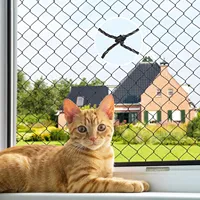 Filet de protection pour balcon de chat, maille de sécurité pour jardin, résistant aux morsures, en métal