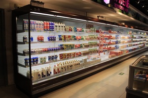 Nuevo diseño, buen <span class=keywords><strong>precio</strong></span>, <span class=keywords><strong>refrigerador</strong></span>, doble cortina de aire, congelador, supermercado, vitrina de <span class=keywords><strong>frutas</strong></span> <span class=keywords><strong>y</strong></span> <span class=keywords><strong>verduras</strong></span> - Product Image 5
