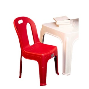Tabouret en plastique Hengfeng avec dossier, chaise empilable pour la maison, enfants et adultes 6268 - Product Image 5