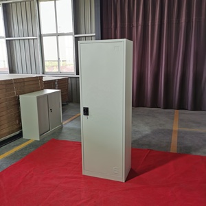 Thép cửa duy nhất Tủ tập tin với 4 kệ có thể điều chỉnh văn phòng Kim loại lưu trữ tủ Tủ kim loại - Product Image 1