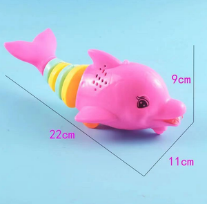 2024 Đu Điện Cá Nhấp Nháy Ánh Sáng Âm Nhạc Đuôi Đu Cá Heo Cho Trẻ Em Đồ Chơi - Product Image 5