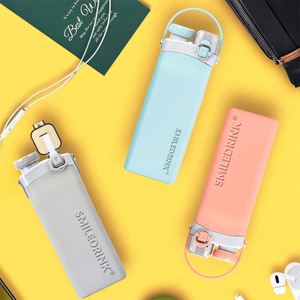 Bouteille d'eau pliable en silicone pour le sport, bouteille d'eau en silicone pour les enfants à l'école - Product Image 6