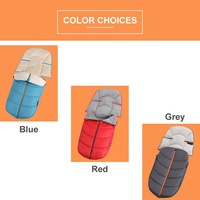 Poussette imperméable, confortable et chaude avec contrôle de la température, couvre-pieds pour bébé, hiver