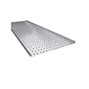 Achetez un chemin de câbles perforé en acier inoxydable pour la gestion des fils électriques industriels et le système de distribution d'énergie - Product Image 1