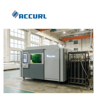 Machine de découpe laser à fibre ACCURL pour plaques métalliques en acier, aluminium, cuivre, laiton