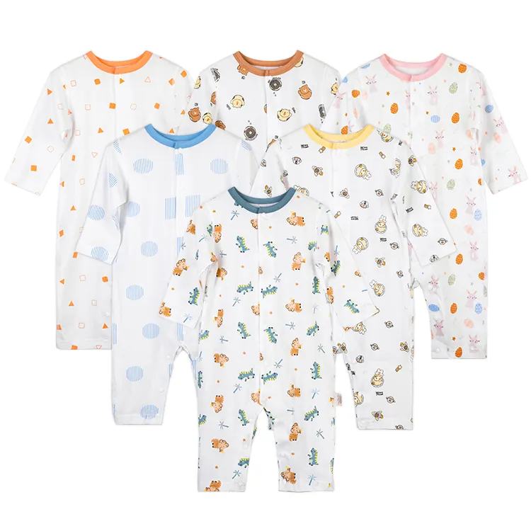 Michley Mới Mùa Hè trẻ sơ sinh cotton quần áo bé trai thoải mái bodysuits trẻ sơ sinh bé gái Romper