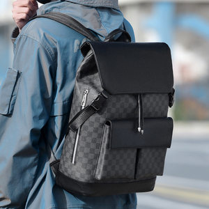 <span class=keywords><strong>Sac</strong></span> <span class=keywords><strong>à</strong></span> <span class=keywords><strong>dos</strong></span> pour ordinateur portable <span class=keywords><strong>vintage</strong></span> de grande capacité pour les voyages d'affaires en plein air, <span class=keywords><strong>sac</strong></span> <span class=keywords><strong>à</strong></span> <span class=keywords><strong>dos</strong></span> pour hommes - Product Image 1