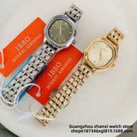 Jam Tangan Wanita IBSO Aibisino Langsung dari Pabrik, Mewah Ringan, Retro Kecil, Trendi, Fashion, Quartz, Baja Anti Karat, Tahan Air 30M