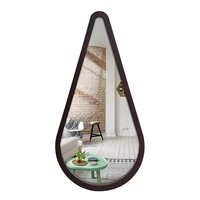 Bingkai Cermin Kayu Solid Kustom, Lis Dekoratif Klasik untuk Cermin Dinding Kamar Mandi, Ruang Tamu, Meja Rias OEM