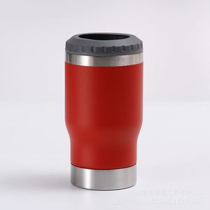 Logo Custom Hot Sale 14Oz Double Wall Stainless Steel Insulated Beer Beverage Coffee Milk Can Cooler With <b>Bottle</b> Opener - Product Image 6