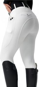 Pantalon d'équitation pour femme Beisite, taille haute, coupe skinny, assise intégrale <span class=keywords><strong>avec</strong></span> poches, 80% polyester 20% élasthanne, modèle VS - Product Image 2