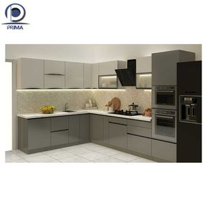 Système d'armoires <span class=keywords><strong>de</strong></span> <span class=keywords><strong>cuisine</strong></span> haut <span class=keywords><strong>de</strong></span> gamme avec finition raffinée et configuration flexible pour villas <span class=keywords><strong>de</strong></span> luxe - Product Image 2