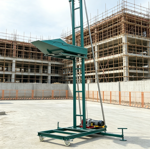 Elevador Vertical Eléctrico Móvil para Materiales, Diseño Compacto Azul, Máquina de Elevación para Construcción - Product Image 6