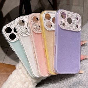 เคสโทรศัพท์มือถือแบบ 2 in 1 ดีไซน์หรูหรา ประดับเพชร ป้องกันรอยขีดข่วน สำหรับ iPhone 13 14 15 16 17 pro max  OEM ฝาหลังแบบกำหนดเองได้ - Product Image 5