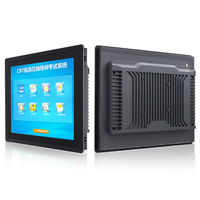 Monitor Layar Sentuh PCAP 10.1-21.5 Inci Panel PC Industri dengan Casing Aluminium LCD Tahan Suhu Luas untuk Penggunaan HMI Mesin CNC