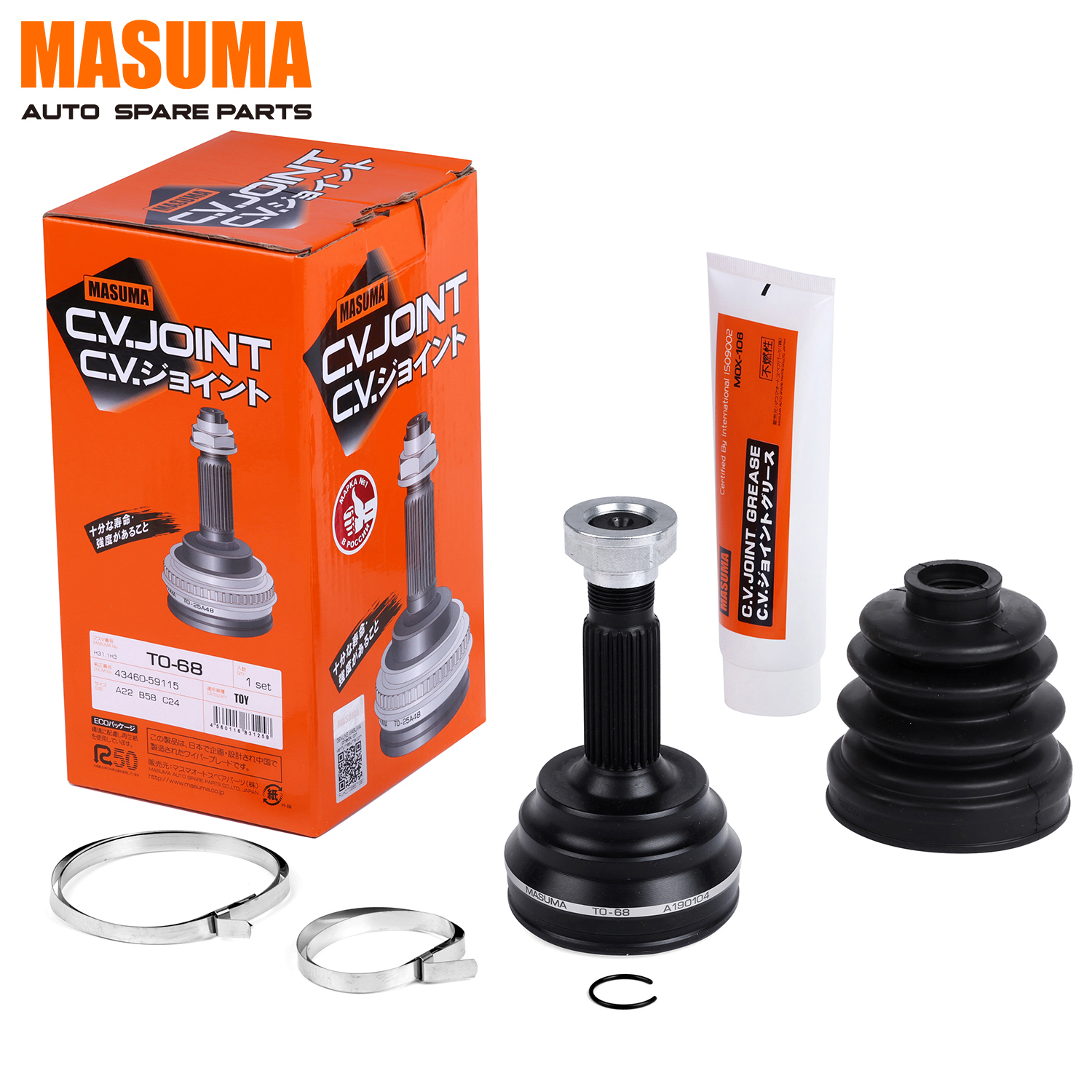 TO-68 MASUMA Auto Car Replacement Drive Shaft CV Joints CVJ