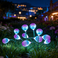 Lampu Buah Kiwi Seri LED "Wonder Grass" Pohon dan Bunga Buatan Bioluminesen Kustom