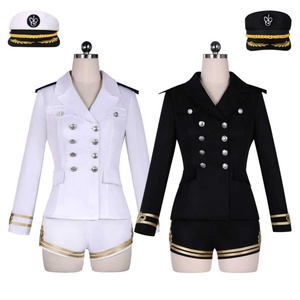Costume da Marinaio Anime di Alta Qualità per Donna, Uniforme JK Bianca e Nera per Cosplay di Jang Wonyoung, Festa di Halloween - Product Image 1