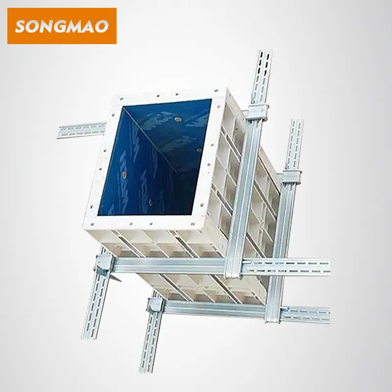 SONGMAO-Columna de aluminio para hormigón 300s, molde de pilar de hormigón, diseño coreano para construcción, reutilizable