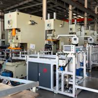 Ligne de production de contenants en aluminium certifiée CE avec empileur automatique et conception de moule